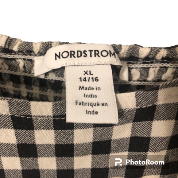 Nordstrom Gingham Dress Girls XL - Picture 3 of 6
